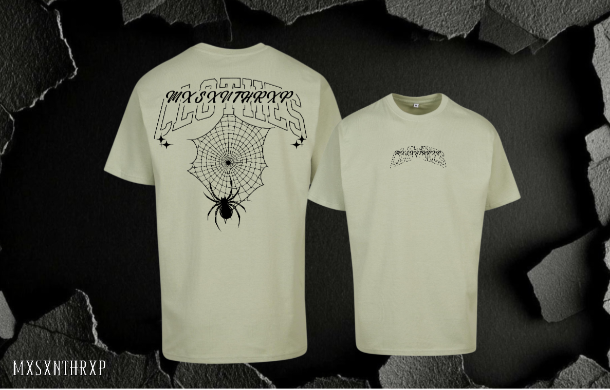Clothes Spider Oversize Shirt Backprint Unisex