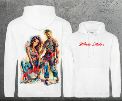 The Makers Colorful Hoodie Unisex Backprint
