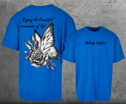 Butterfly Oversize Shirt Backprint Unisex