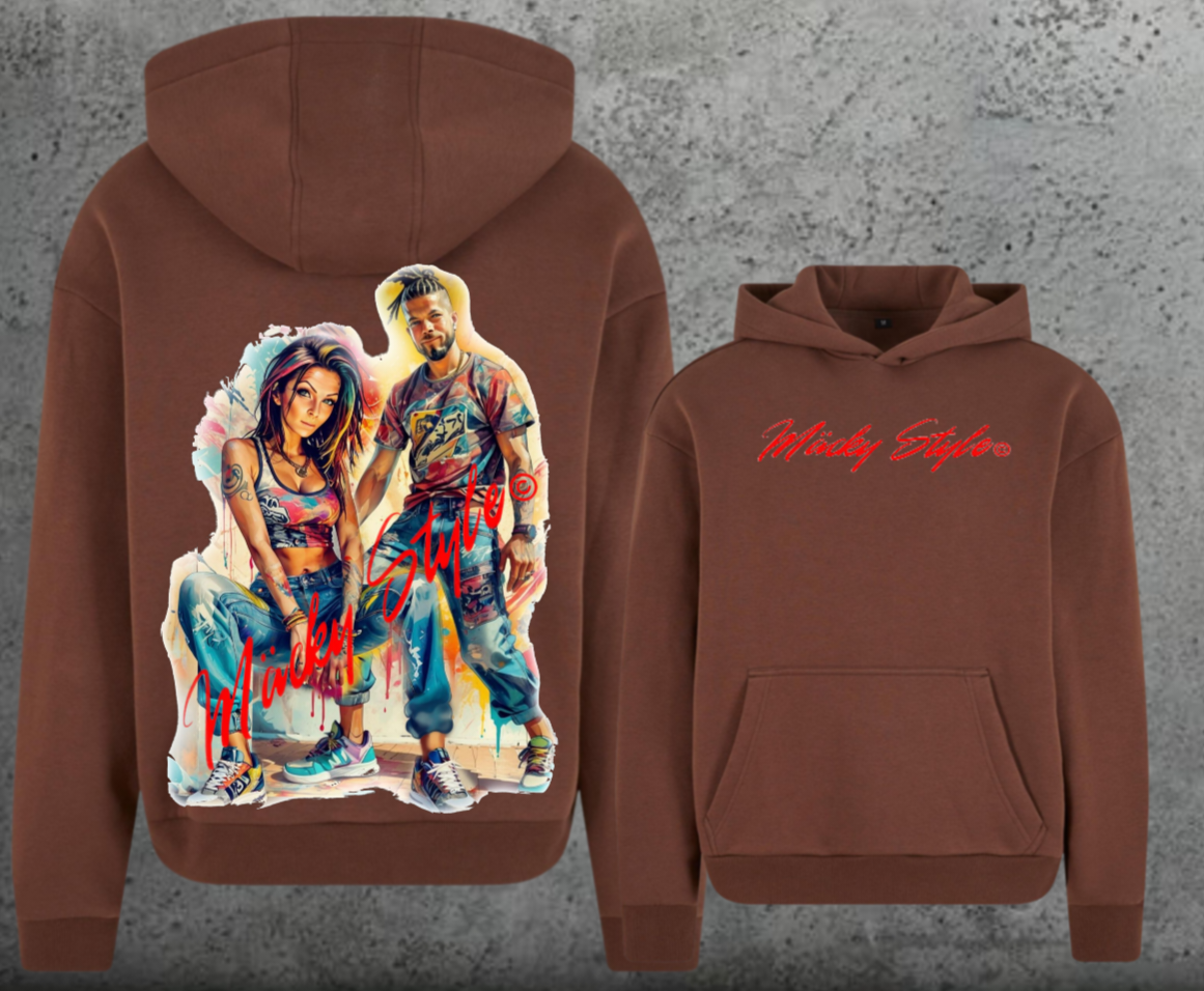 Die Macher Bunt Hoodie Soft Backprint