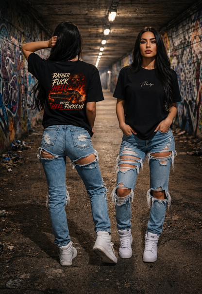 Rather Fuck Hell Basic Tee