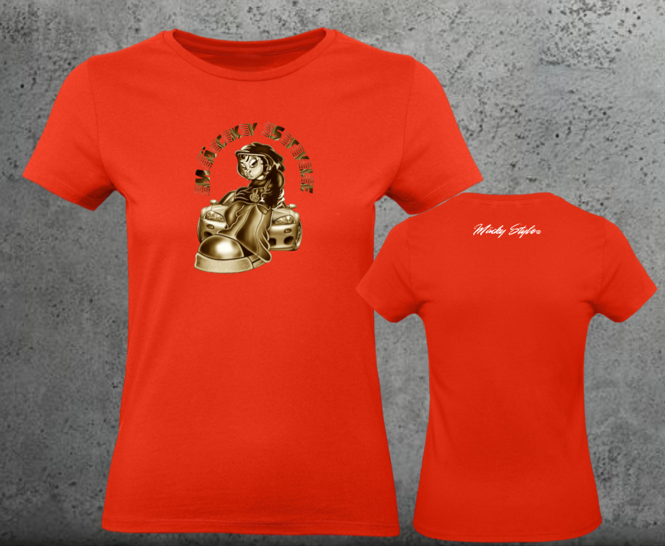 Racing Woman Shirt Frontprint