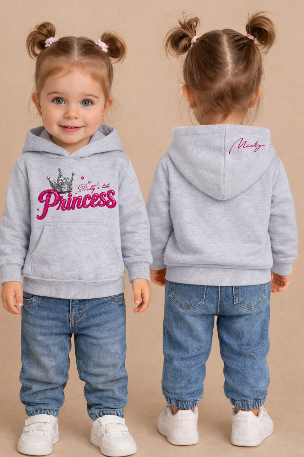 Felpa con cappuccio unisex MUSTER per bambini 