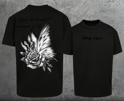 Butterfly Oversize Shirt Backprint Unisex