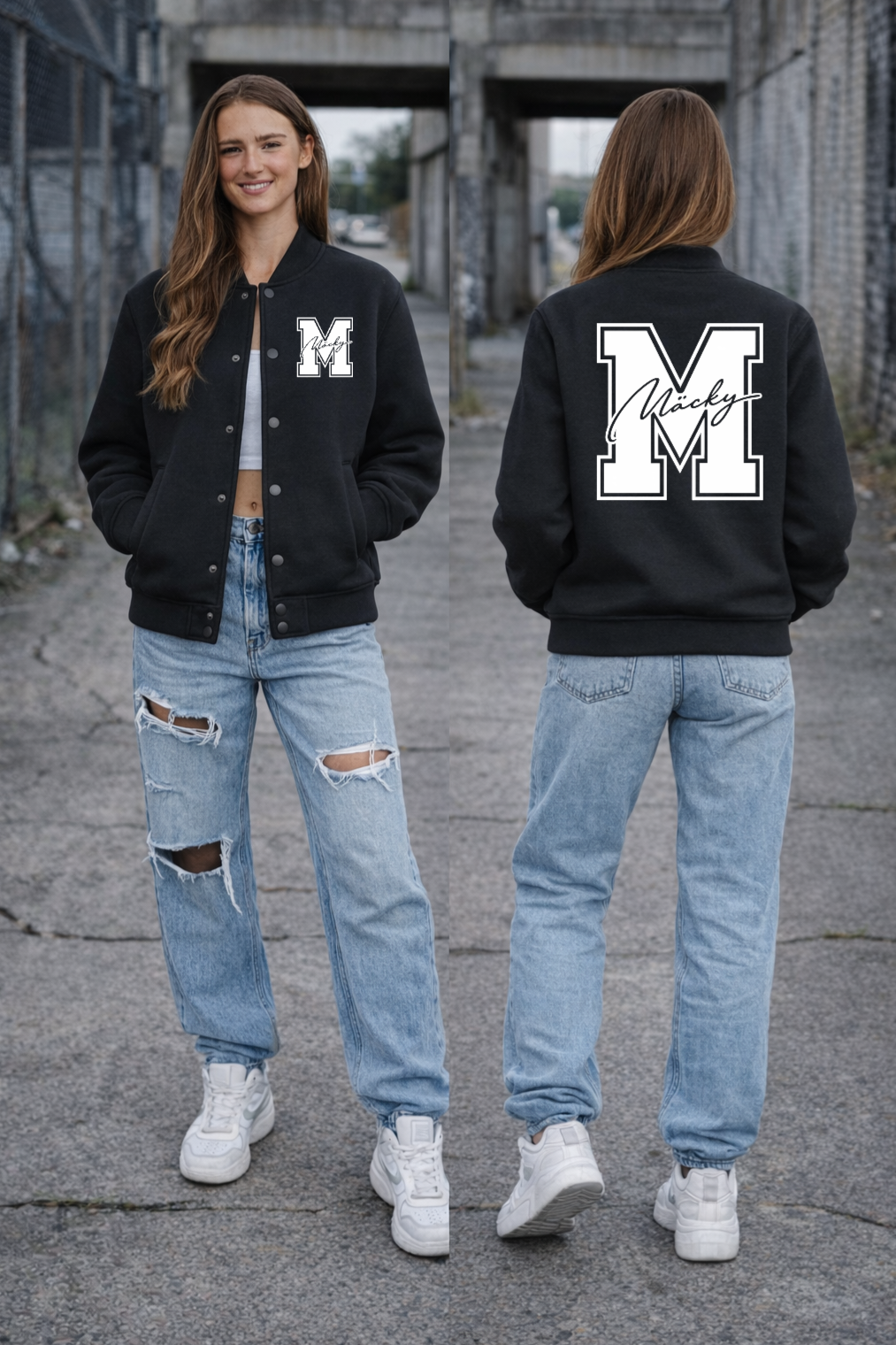 BIG M Premium Collegejacke Unisex
