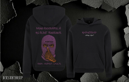 Sturmmaske Hoodie Soft Backprint Unisex