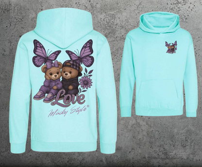 Love Teddy Kids Hoodie Unisex