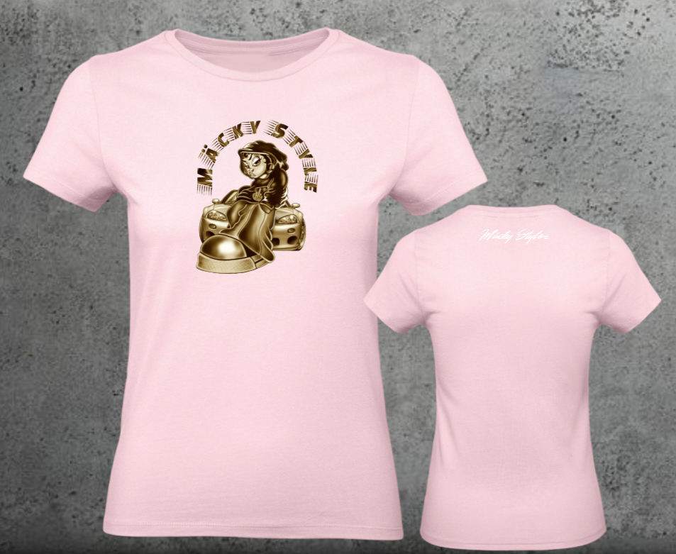 Racing Woman Shirt Frontprint