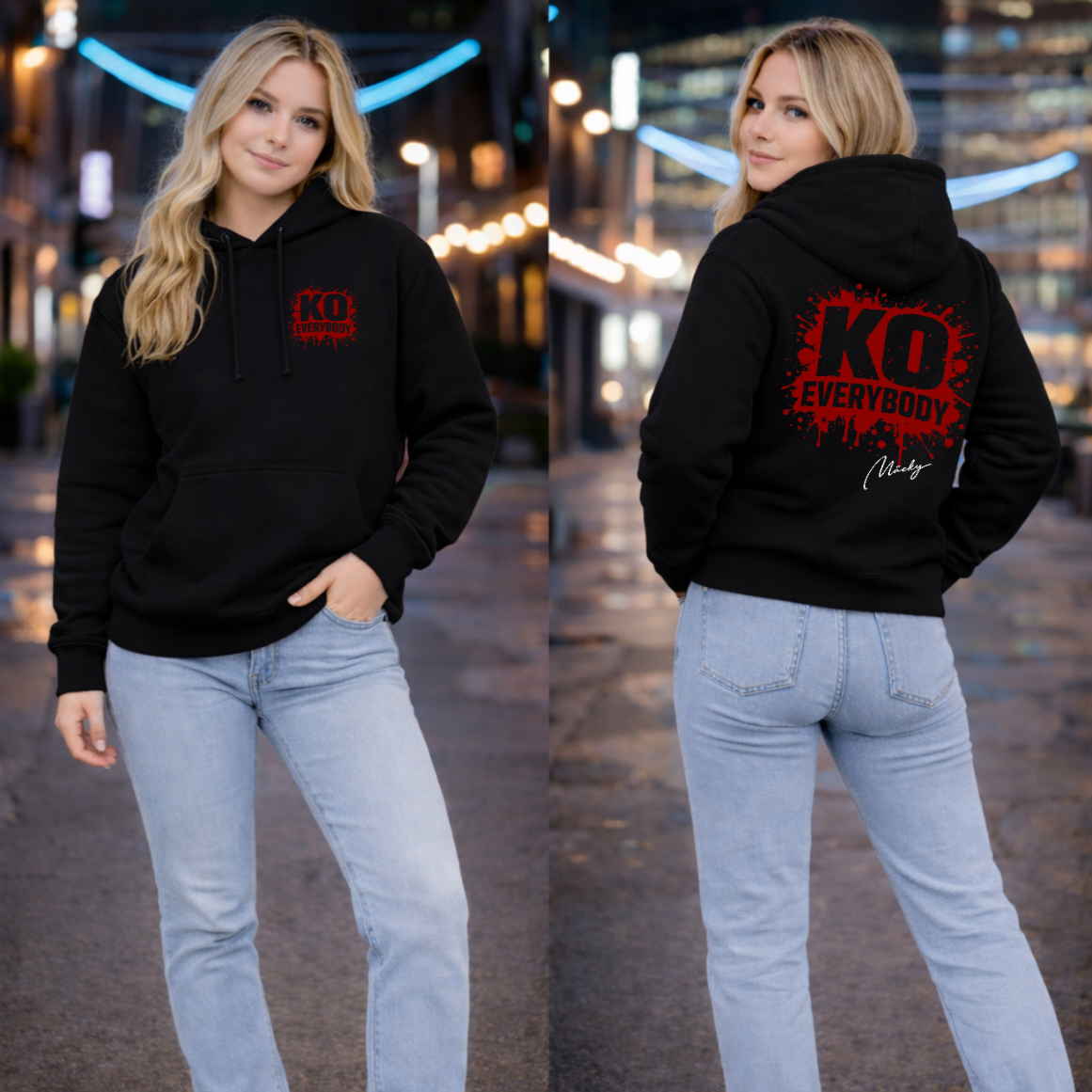 KO Everybody Hoodie Unisex Backprint
