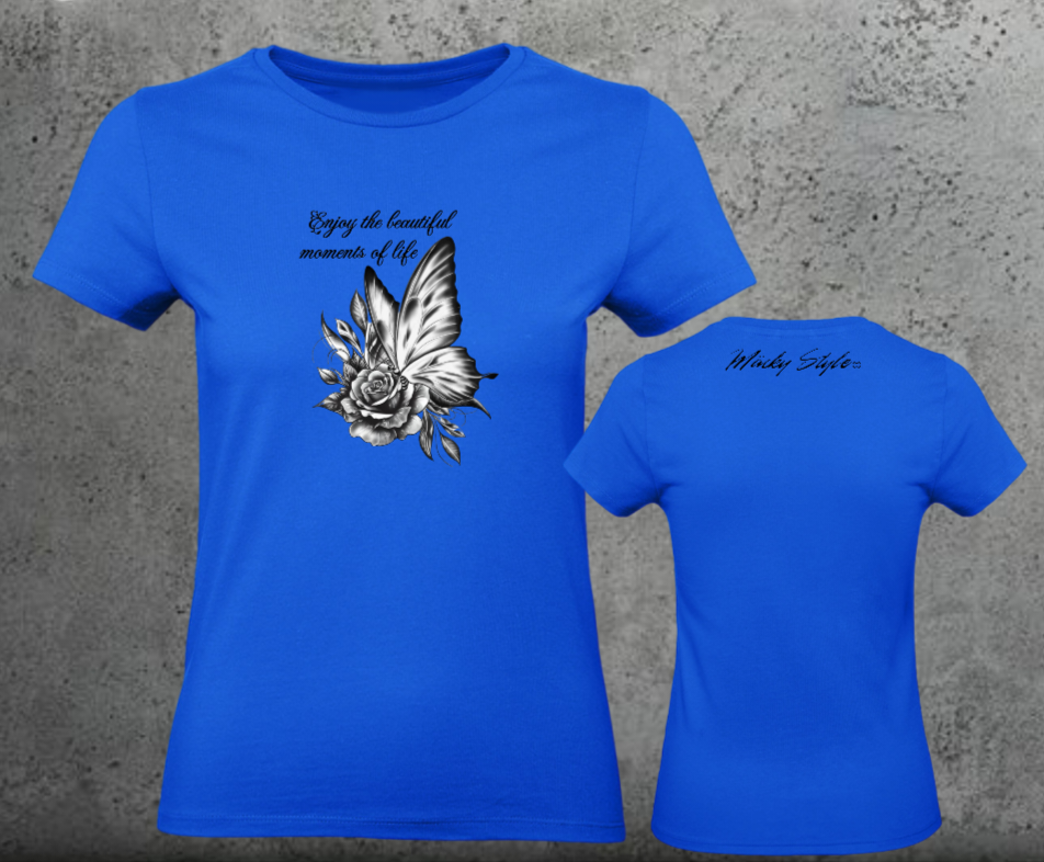 Butterfly Woman Shirt Front