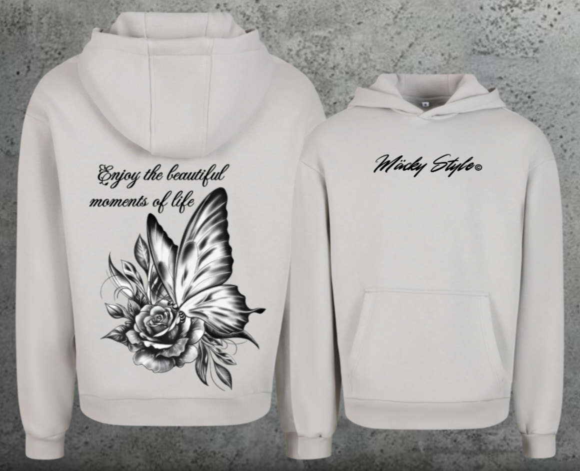 Butterfly Hoodie Soft Backprint