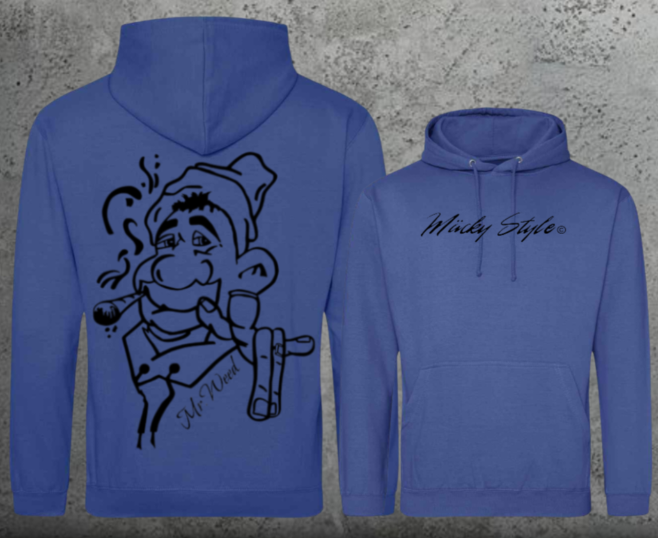 Mr. Weed Hoodie Unisex Backprint