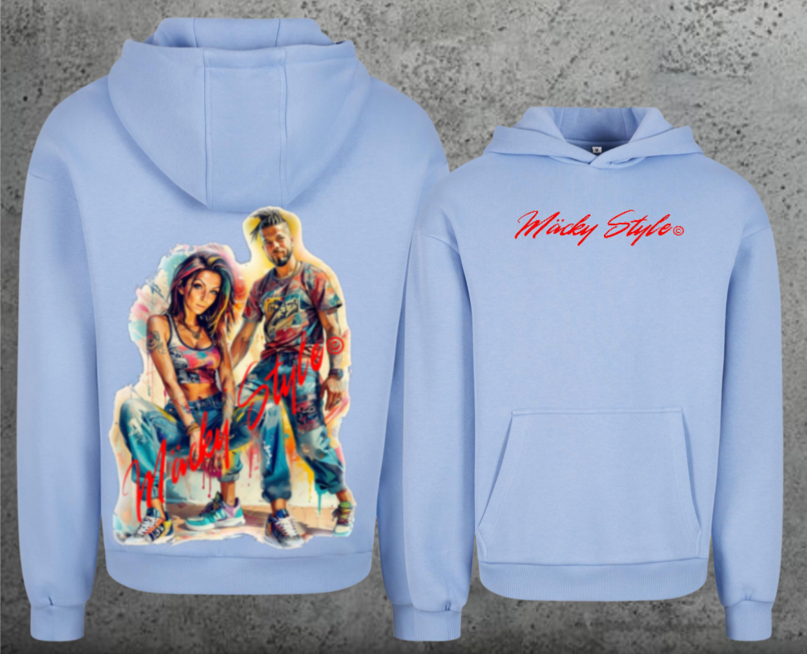 Die Macher Bunt Hoodie Soft Backprint