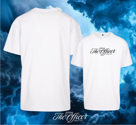 The Officer Schriftzug Oversize Shirt Frontprint