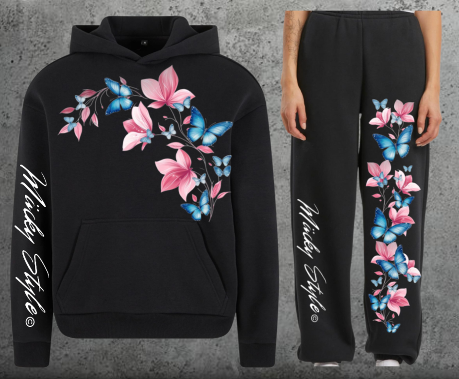 Flower Mix Woman Jogger Frontprint