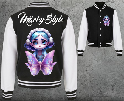 Butterfly-Fee Kids College Jacke Unisex