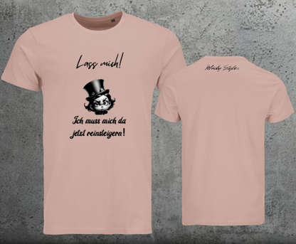 Lasciami la maglietta da uomo con stampa frontale