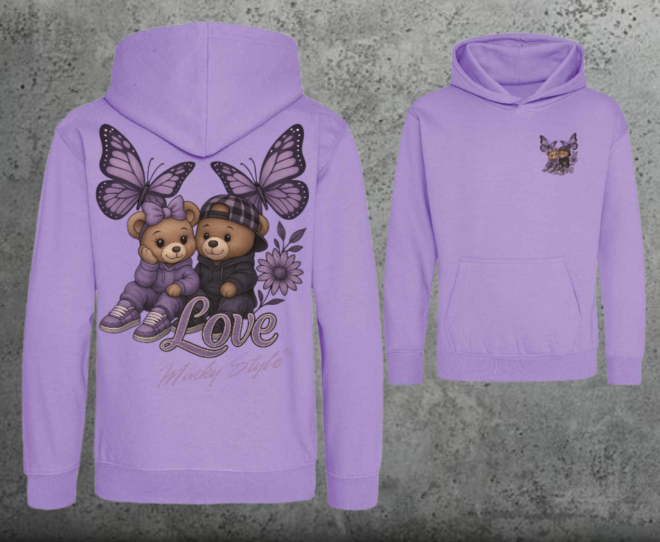 Felpa con cappuccio unisex MUSTER per bambini 