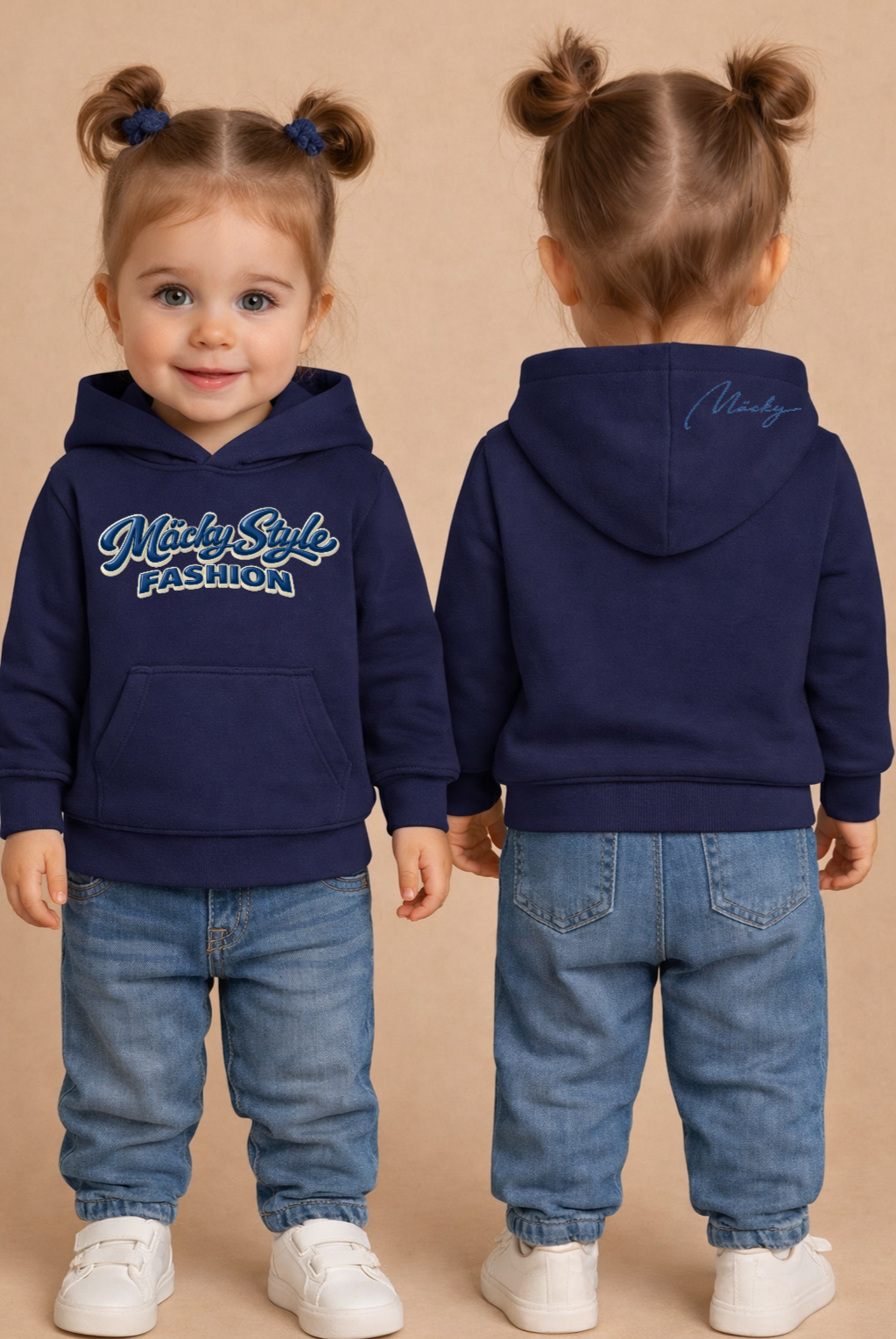 Felpa con cappuccio unisex MUSTER per bambini 