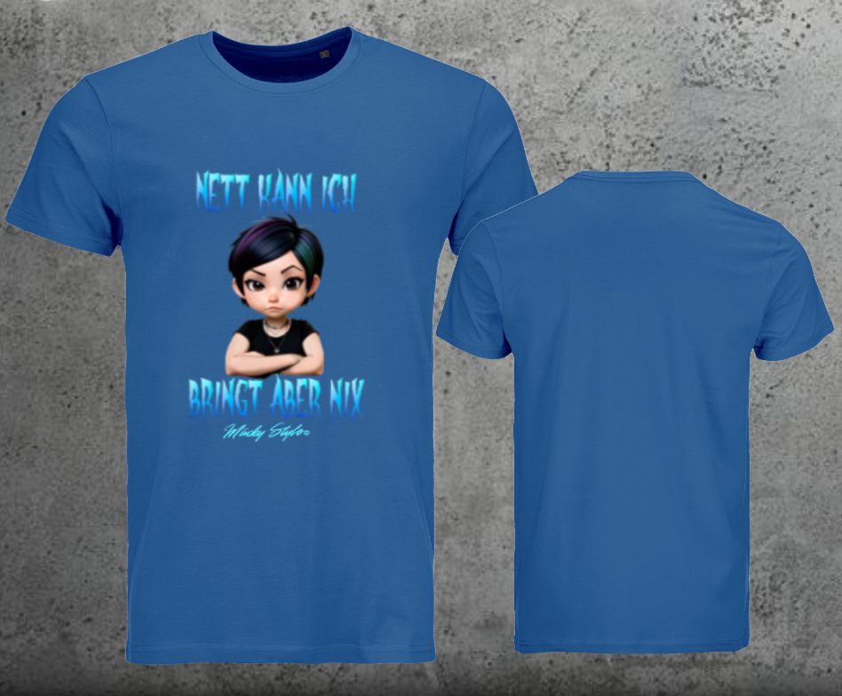 Nett kann ich Men Shirt Frontprint