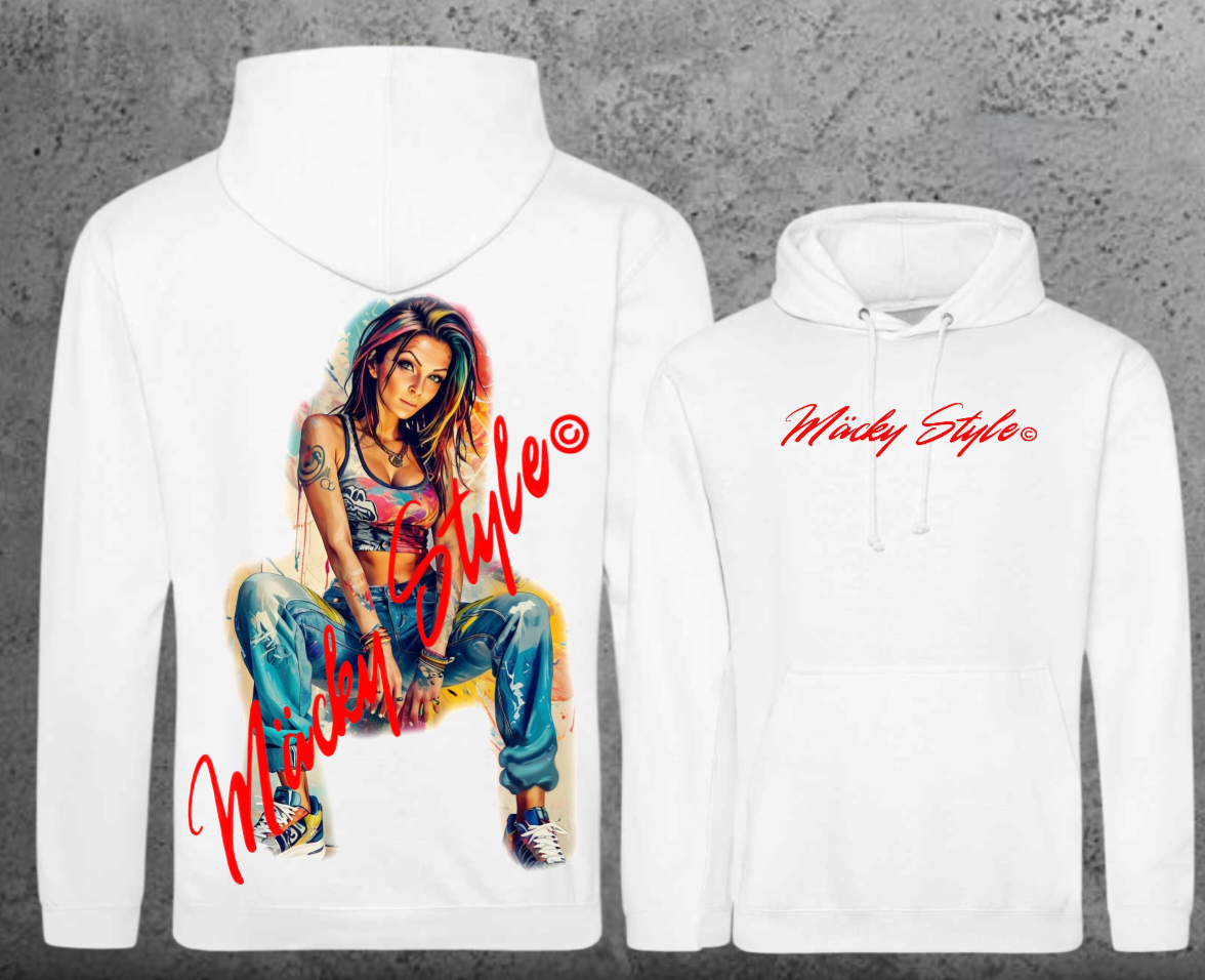 Mäcky Hoodie Unisex Backprint
