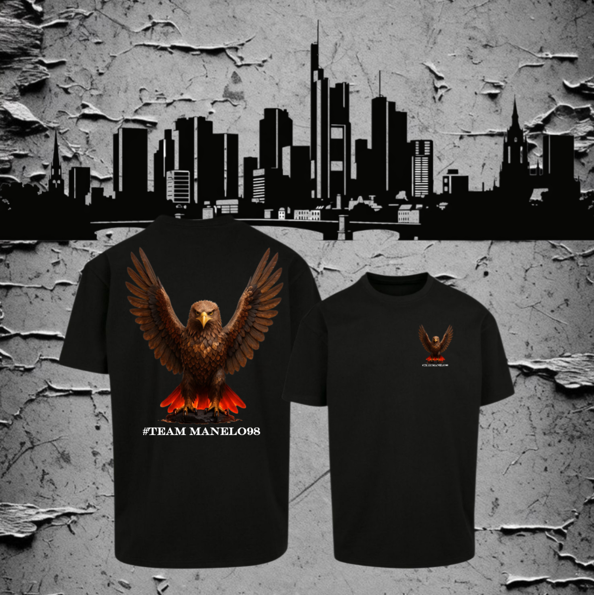 Manelo98 Oversize Shirt Backprint