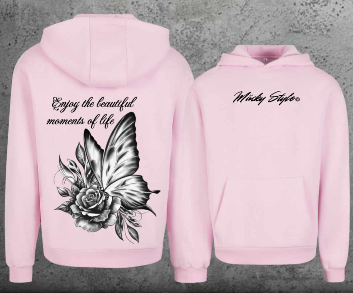Butterfly Hoodie Soft Backprint