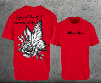 Butterfly Oversize Shirt Backprint Unisex