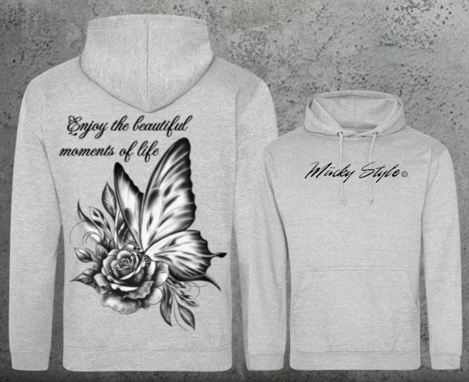 Butterfly Hoodie Unisex Backprint