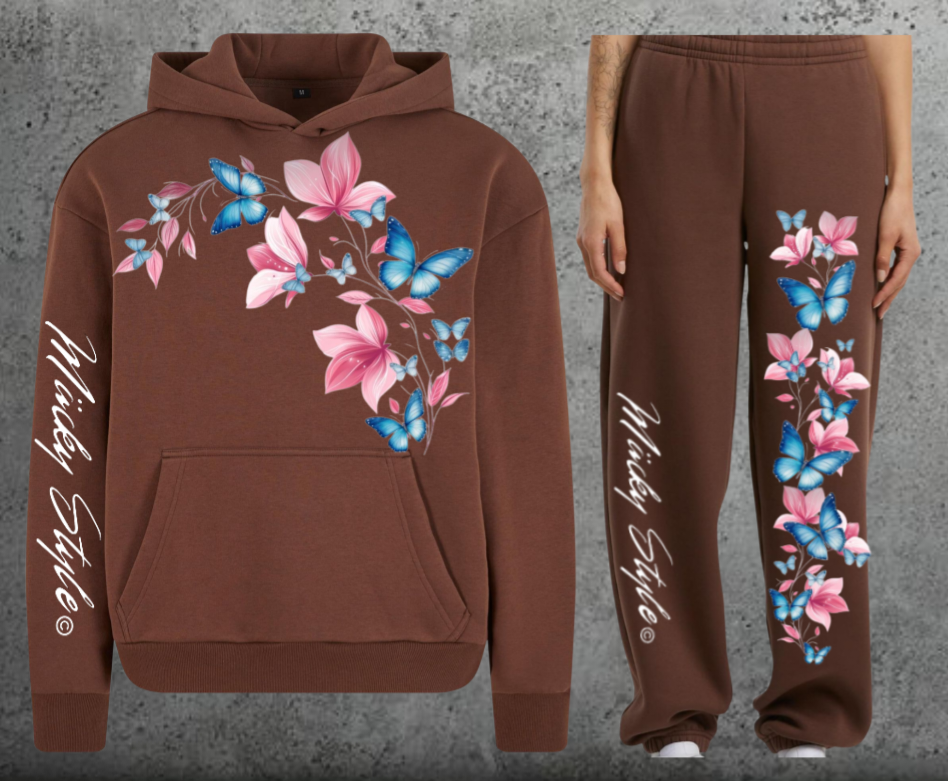 Flower Mix Woman Jogger Frontprint