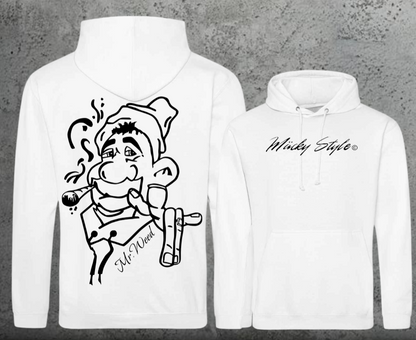 Mr. Weed Hoodie Unisex Backprint