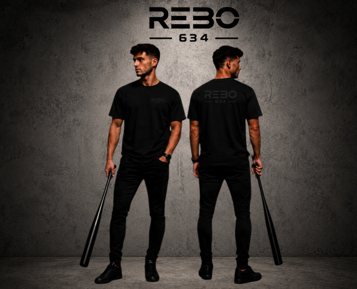 REBO 634  Oversize Shirt Backprint