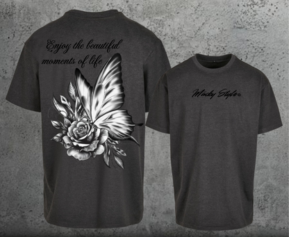 Butterfly Oversize Shirt Backprint Unisex