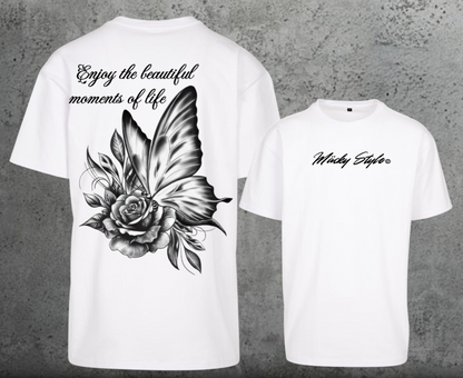 Butterfly Oversize Shirt Backprint Unisex
