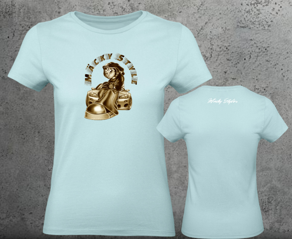 Racing Woman Shirt Frontprint