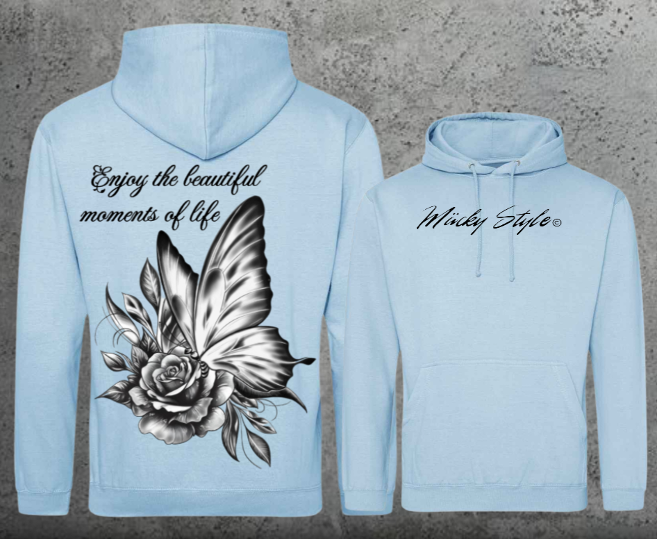Butterfly Hoodie Unisex Backprint