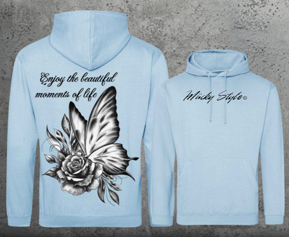 Butterfly Hoodie Unisex Backprint