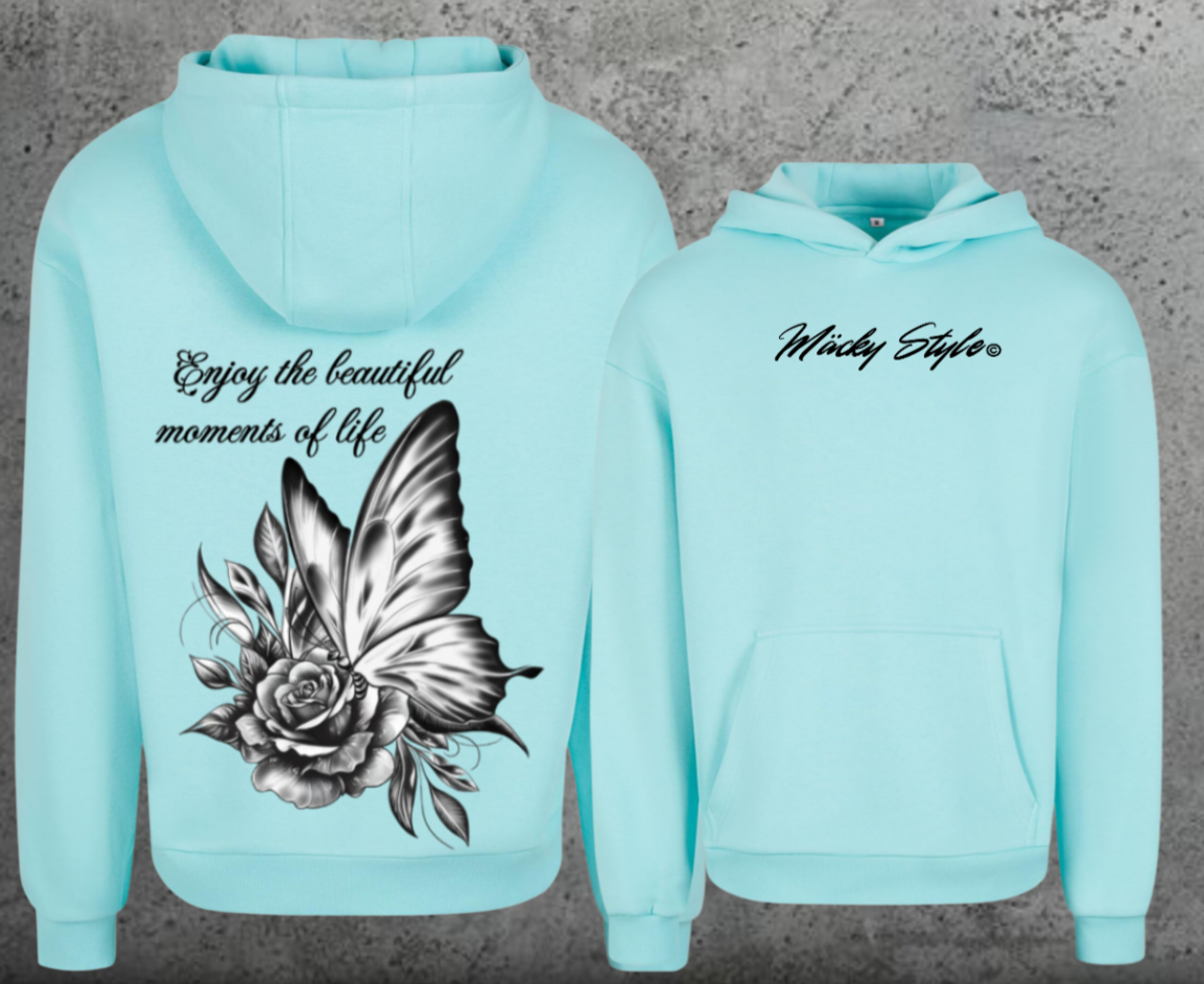 Butterfly Hoodie Soft Backprint