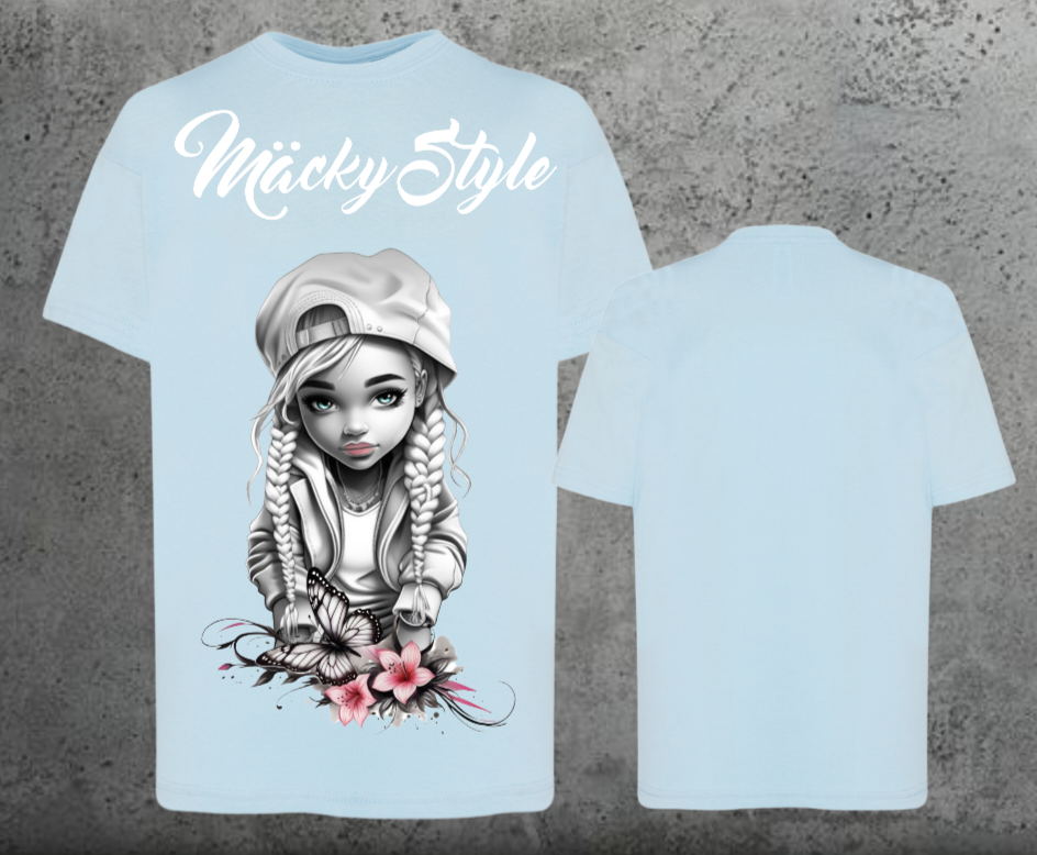 Flower Big Girl Kids Shirt Unisex