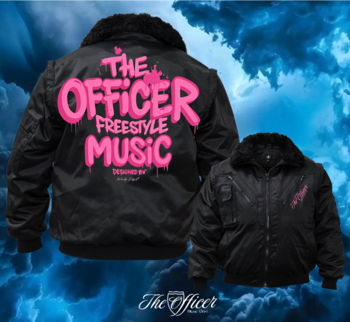 The Officer Freestyle Music Piloten Jacke