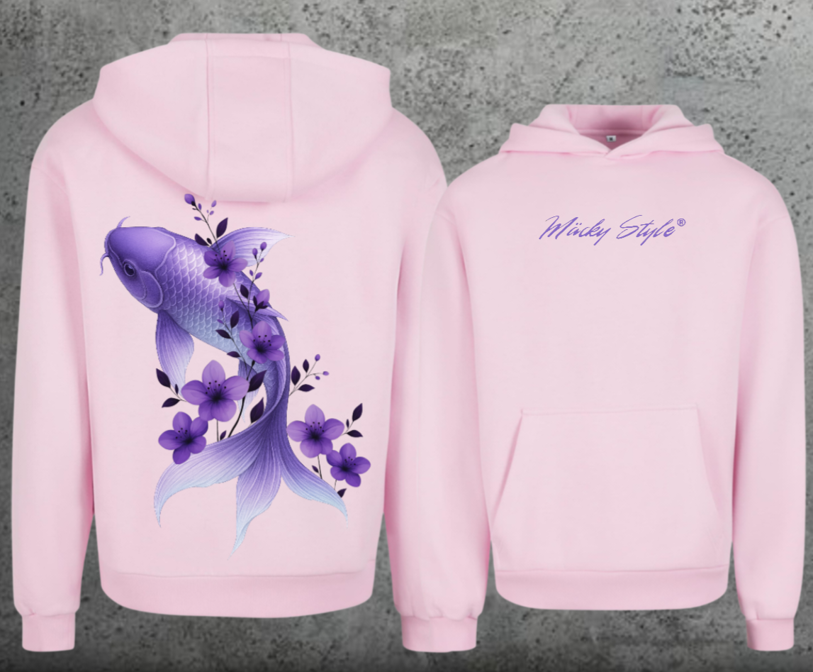 Koi Lila Hoodie Soft Backprint