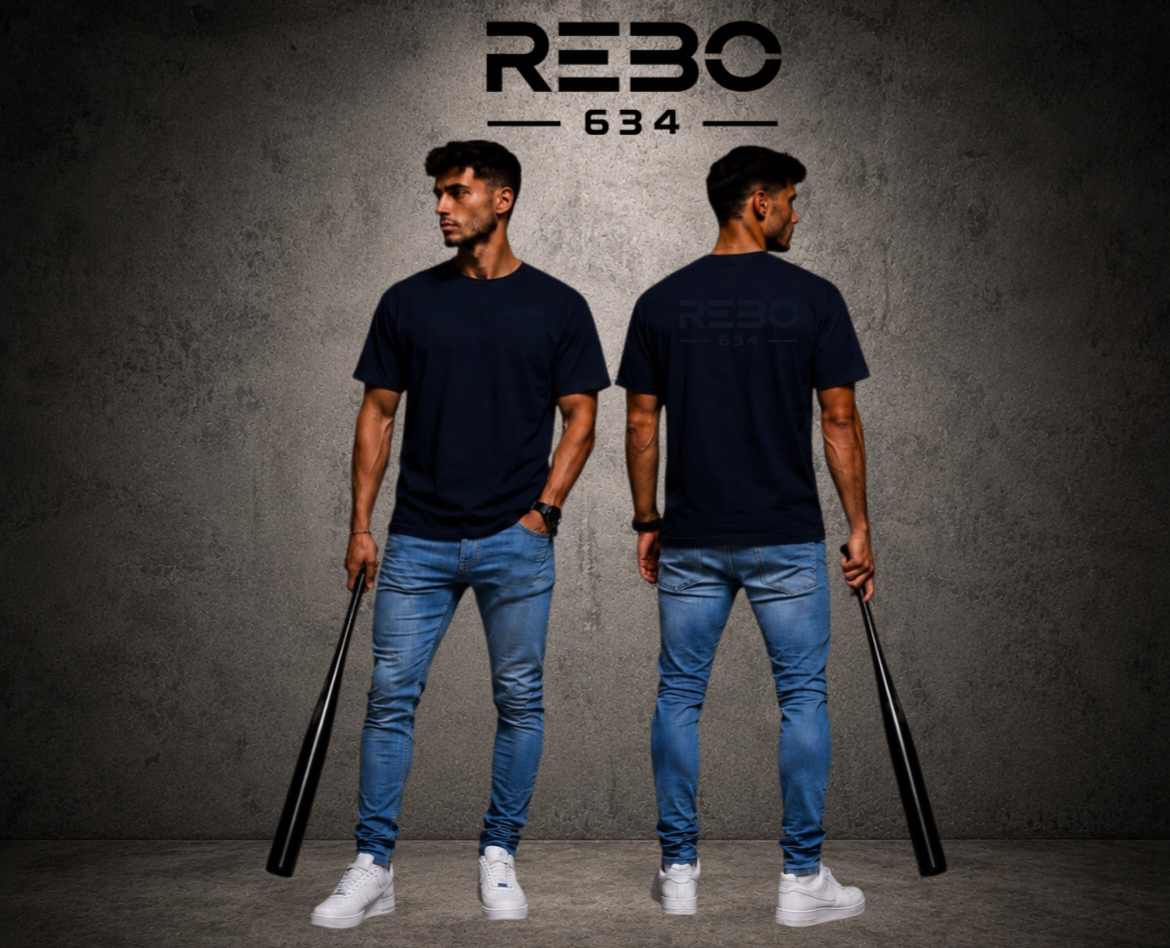 REBO 634  Oversize Shirt Backprint