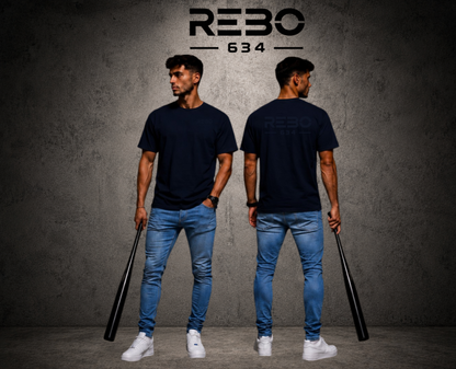 REBO 634  Oversize Shirt Backprint