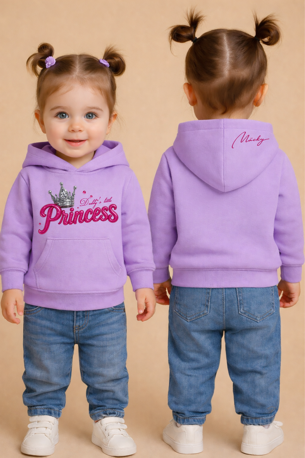 Felpa con cappuccio unisex MUSTER per bambini 