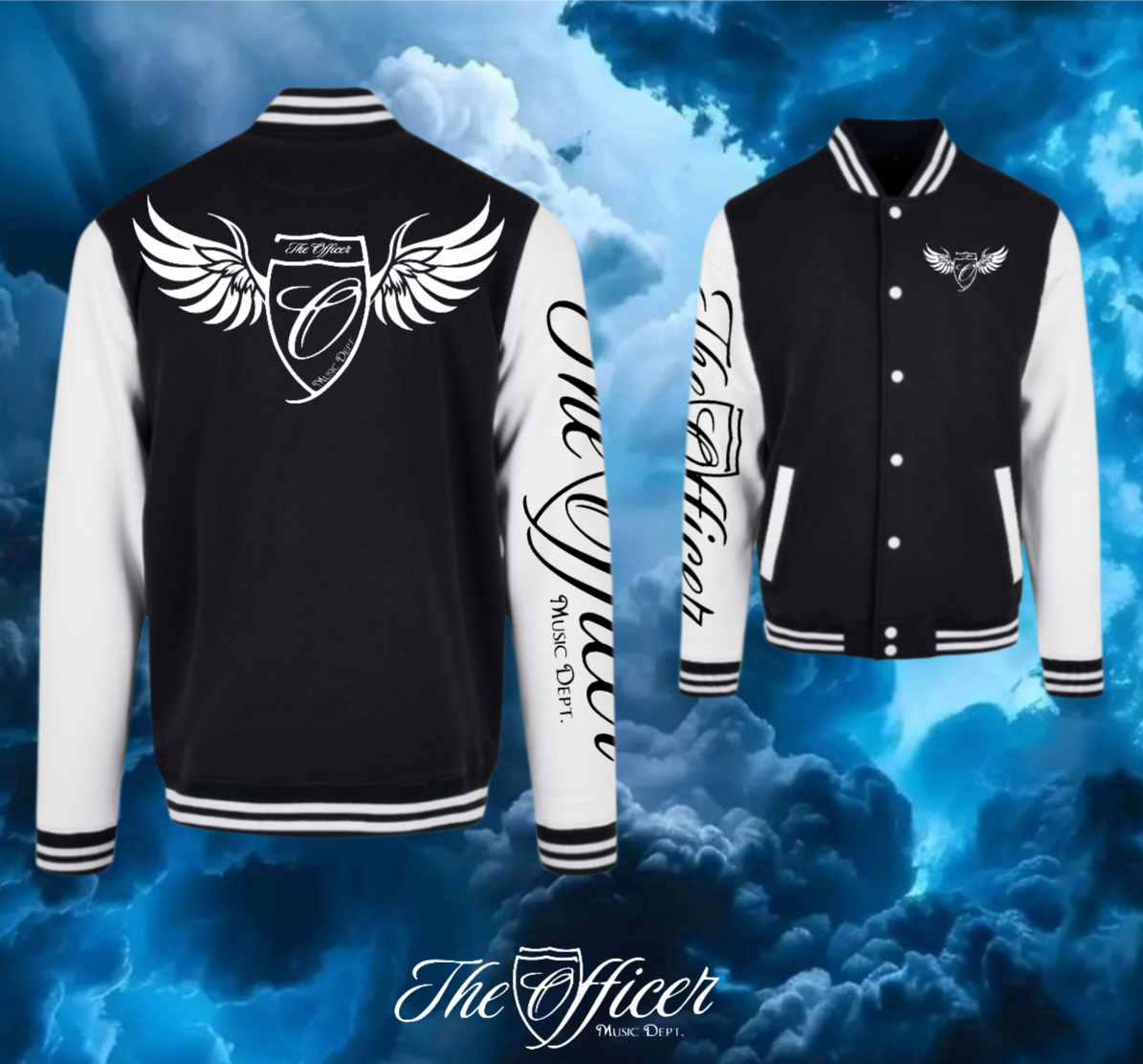 The Officer - Flying College Jacke Back/Frontprint