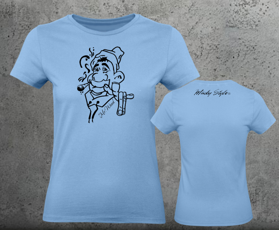 Mr.Weed Woman Shirt Frontprint