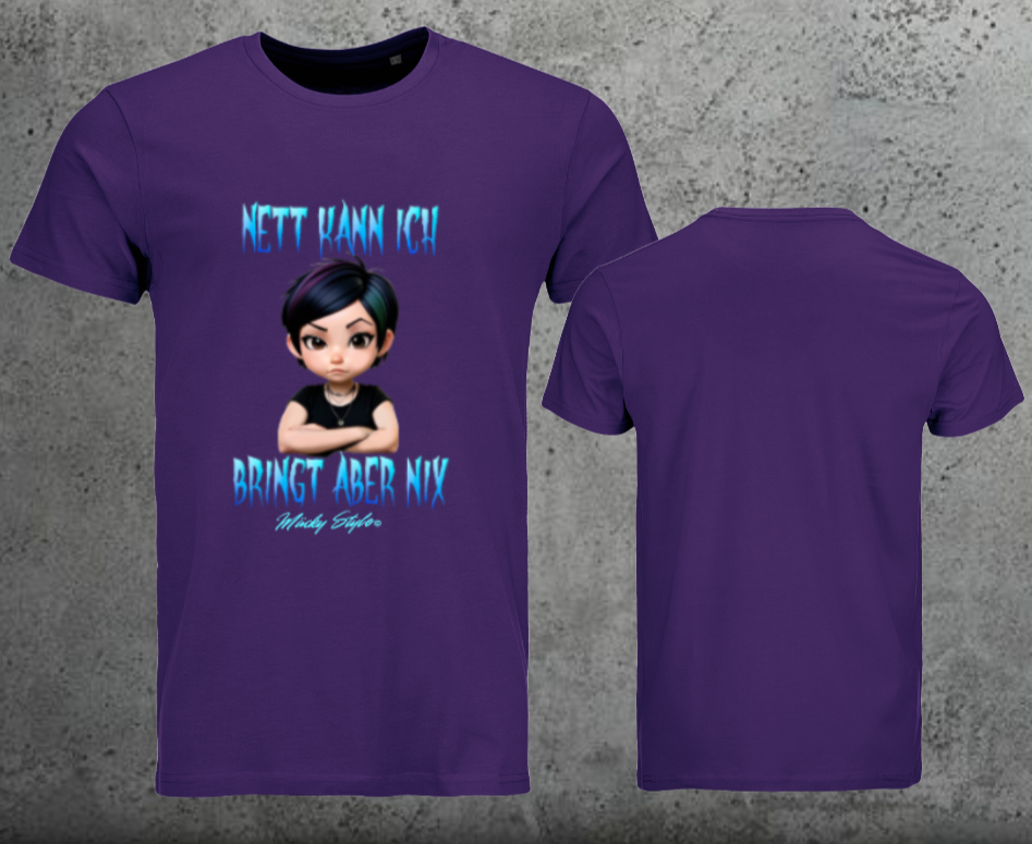 Nett kann ich Men Shirt Frontprint