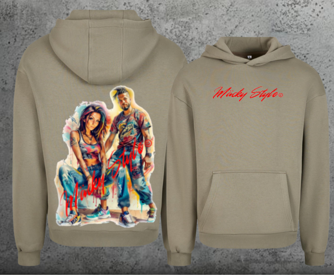 Die Macher Bunt Hoodie Soft Backprint