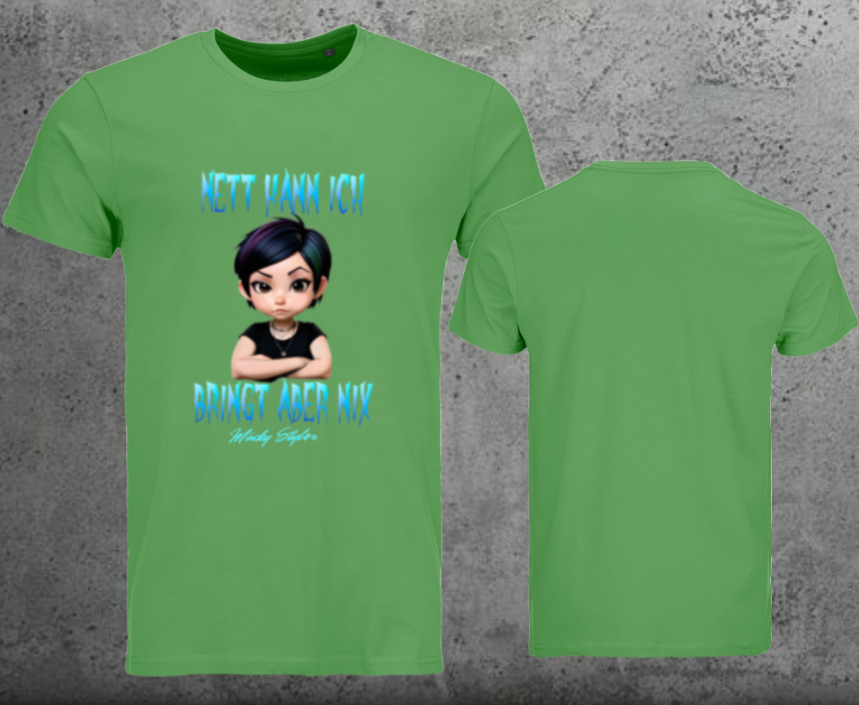 Nett kann ich Men Shirt Frontprint