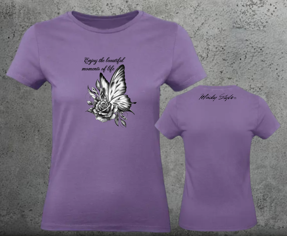 Butterfly Woman Shirt Front